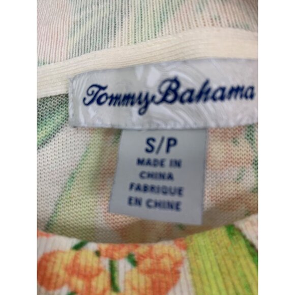 Tommy Bahama S Cotton Floral & Parrot Sequin Embellished Sweater Vacay RT10534 - Picture 3 of 9